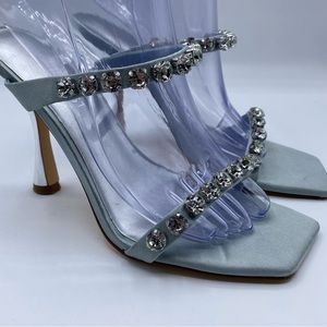 Nine West Womens ARIA5 Slip
On Strappy‎ Pumps Size 6.5 GUC